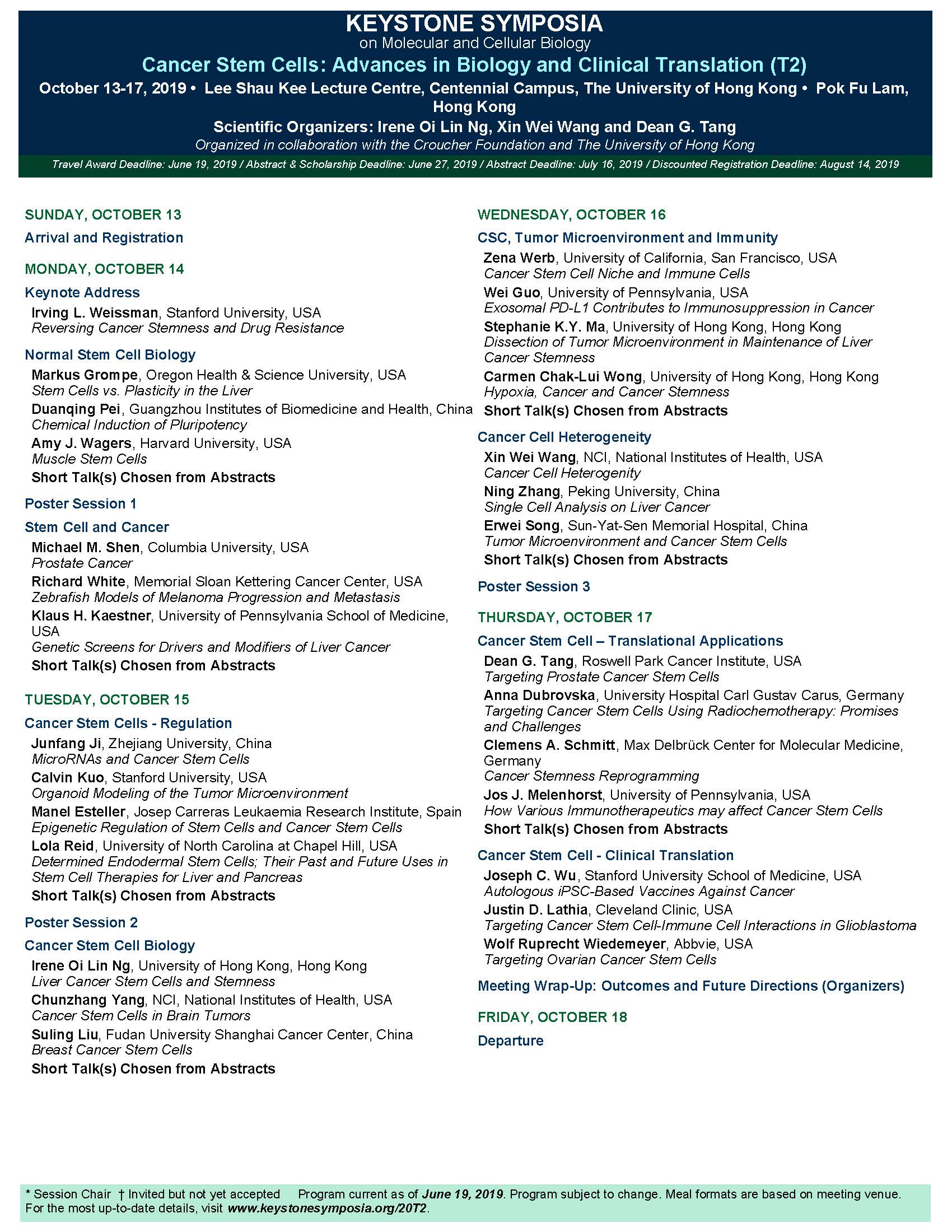 Keystone Symposia on Molecular and Cellular Biology