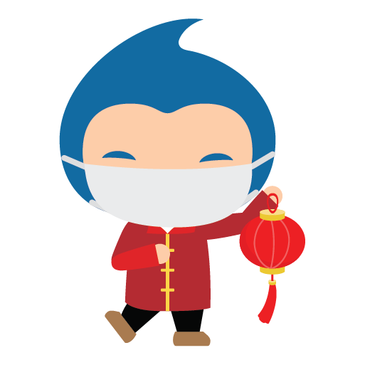 HKUMed Chinese New Year Sticker for Instant Messengers.