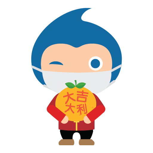 HKUMed Chinese New Year Sticker for Instant Messengers.