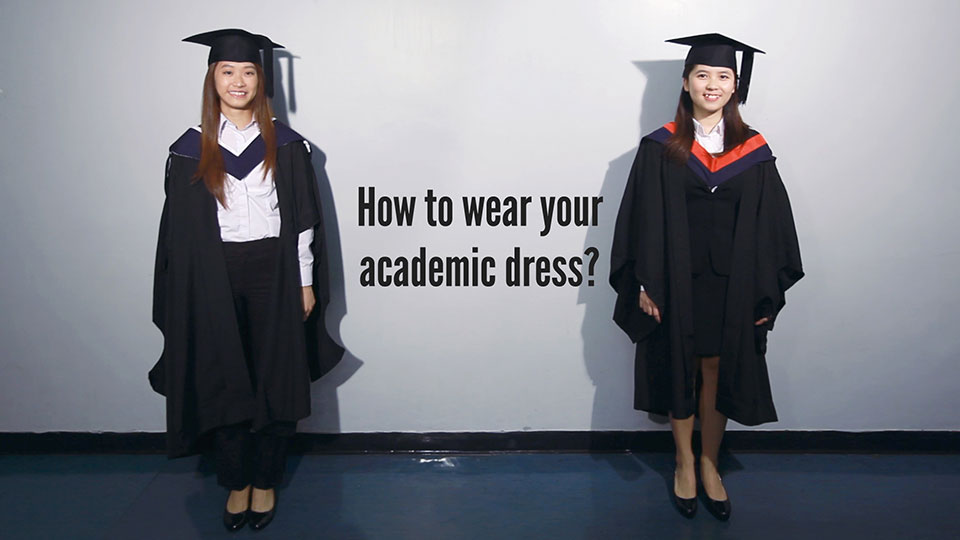 HKU academic dress - girls