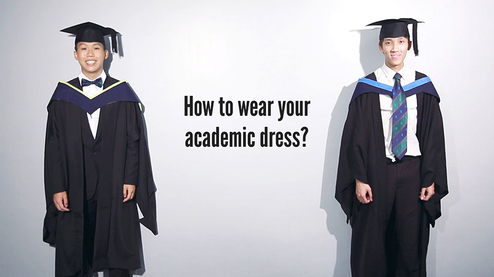 HKU academic dress - guys